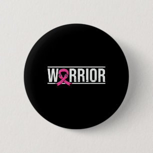 Lint Borstkanker Awareness Warrior Fighter Sur Ronde Button 5,7 Cm