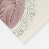 Lint & Botanische Lijsten 5 Foto Grootouders Fleece Deken (Hoek)