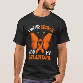 Lint Butterfly Leukemie Ik Draag Oranje Voor Mijn  T-shirt