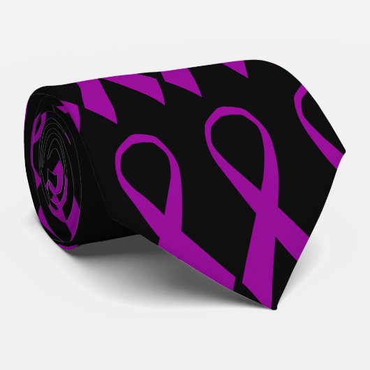 Lint, einde huiselijk geweld stropdas (Opgerold)