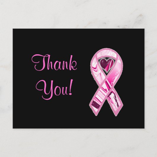 Lint en hart briefkaart (Voorkant)