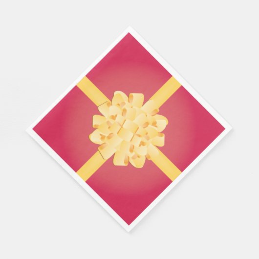 Lint en strik papieren servetten (Hoek)