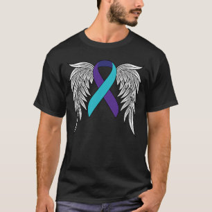 Lint Engel Vleugels Zelfmoord Bewustzijn Geestelij T-shirt