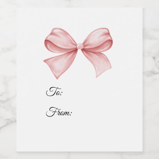 Lint Geschenketiket Wijn Etiket (Enkel label)