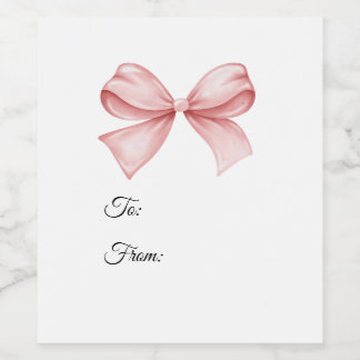 Lint Geschenklabel Wijn Etiket