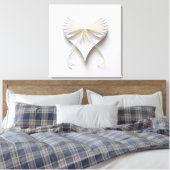 Lint hart canvas afdruk (Insitu (Slaapkamer))