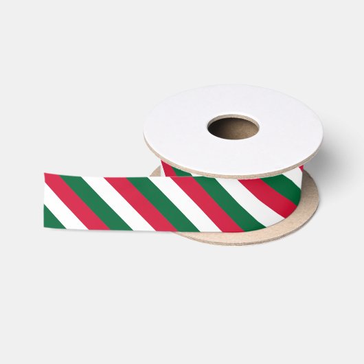 Lint in de kleuren wit, groen en rood (Spoel)
