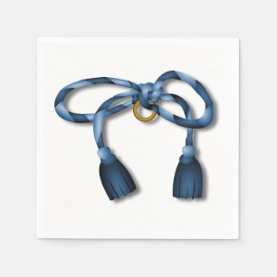 Lint knoop papieren servetten