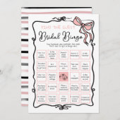 Lint lint Bruidsfeest Vind de gast BINGO Kaart (Voorkant / Achterkant)