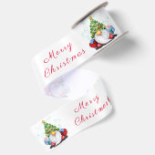 Lint met Kerstmannetjes (Achterkant)