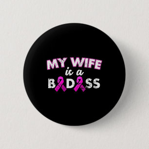 Lint Mijn vrouw is een slecht bewustzijn van borst Ronde Button 5,7 Cm