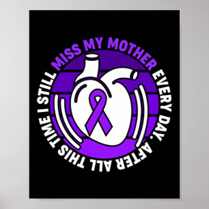 Lint Overdosis Bewustzijn Mis Mijn Moeder Geheugen Poster
