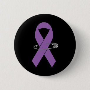 Lint Pin- Pancreatic Cancer Awareness Item voor W Ronde Button 5,7 Cm