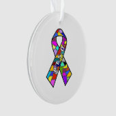 Lint-PTSD-versiering veroorzaken Ornament (voorkant)