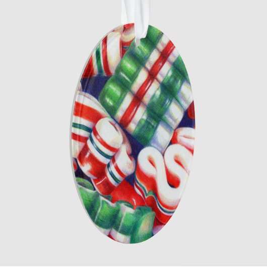 LINT SNOEP Acryl Ovaal Ornament (voorkant)