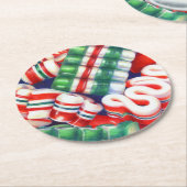 LINT SNOEP rond papier Onderzetters (Gebogen)