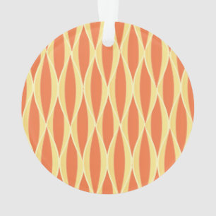 Lint uit de middeleeuwen - oranje en geel ornament