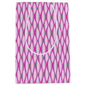 Lint uit de middeleeuwen - roze en grijs / grijs medium cadeauzakje (Voorkant)