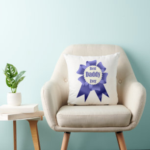 Lint voor beste daddy ooit winnaar voor vader kussen