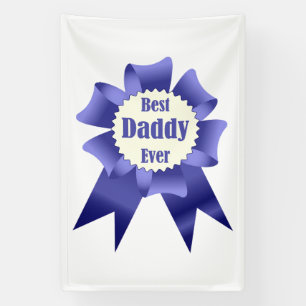 Lint voor beste daddy ooit winnaar voor vader spandoek