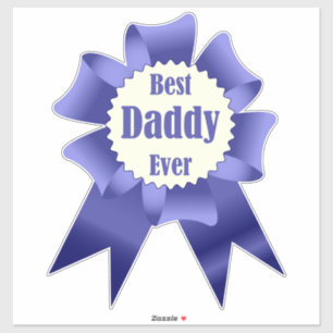 Lint voor beste daddy ooit winnaar voor vader sticker
