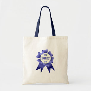Lint voor beste daddy ooit winnaar voor vader tote bag
