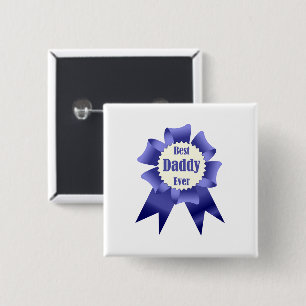 Lint voor beste daddy ooit winnaar voor vader vierkante button 5,1 cm