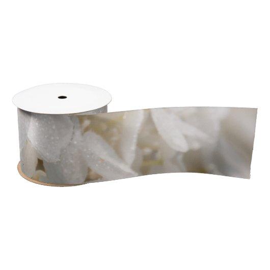 Lint, witte bloemen lint (Spoel)