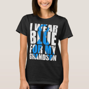 lintautisme ik Draag blauw voor mijn kleinzoon aut T-shirt