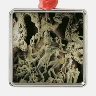 Lintel met Shiva Nataraja, Kakatiya dynasty Metalen Ornament