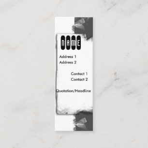 linten en kant mini visitekaartje