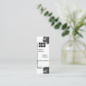 linten en kant mini visitekaartje (Staand voorkant)