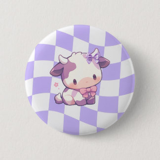 Linten en stier-badge ronde button 5,7 cm