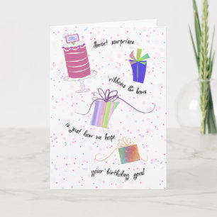 Linten en strikken Happy 90th Birthday Greeting Kaart