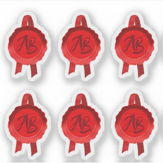 Linten voor namaak prijzen/certificaat zegels (Rod Sticker (Voorkant)