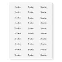 L'intention "respirent "