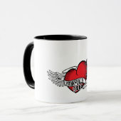 L'Intérieur Noir De La Mug De Café, Très Bon (Devant gauche)