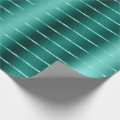 Lintgroene linten strik bruiloftsfeest cadeaupapier (Hoek)