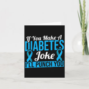 Lintje Diabetes Bewustzijn Diabetes Grap Kaart