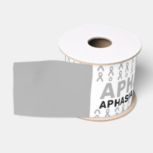 Lintje met afasie bewustzijnspatroon grosgrain lint