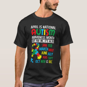 Lintje Raadsel April Is National Autism Awareness T-shirt