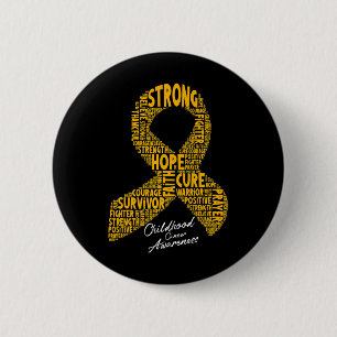 Lintje ter bewustwording van kanker bij kinderen g ronde button 5,7 cm