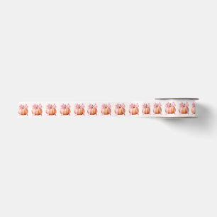 Lintje voor Little Pumpkin Baby Shower – Roze Stri Lint