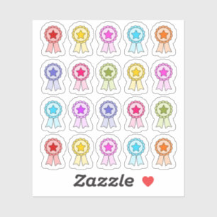 Lintjes Badge Doel Winnen Prestatie Beloning Sticker