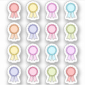 Lintjes labels Prestatie Beloning Blank (Voorkant)