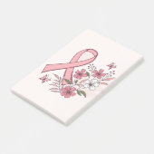 Lintkankerbewustzijnslint  post-it® notes (Schuin)