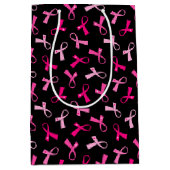 lintpatroon met multiroze borstkanker medium cadeauzakje (Voorkant)