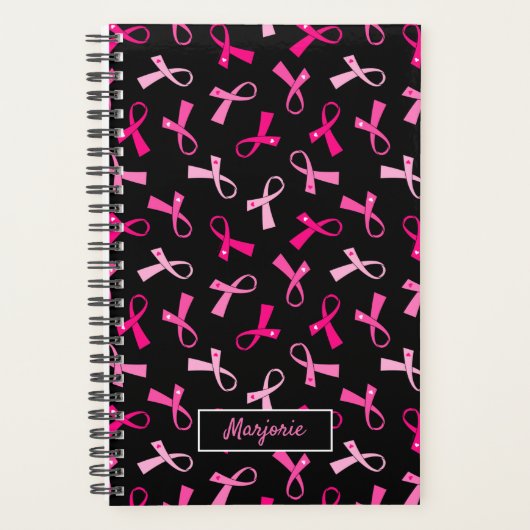  lintpatroon met multiroze borstkanker planner (Voorkant)