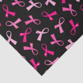  lintpatroon met multiroze borstkanker tissuepapier (Detail)