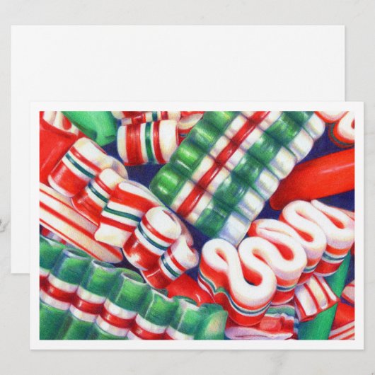 LINTSNOEP 6.5x8.75 Platste Kaart (Voorkant / Achterkant)